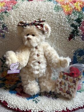 Annette Funicello Collectible Bear Co “Bears Are My Bag” Big Bear & Little Bear